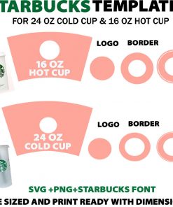 Full Wrap Template SVG - Acrylic Cup Wrap SVG - (1618327)