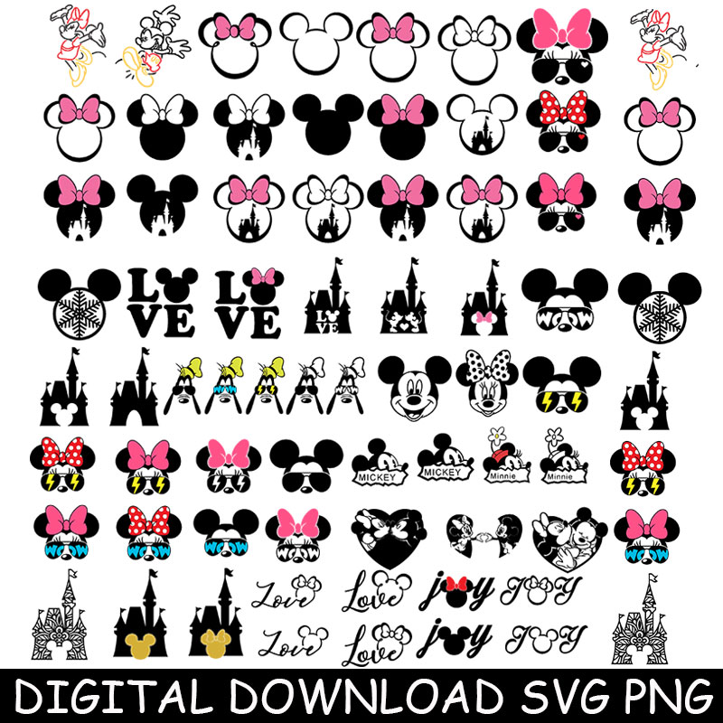 Disney Mickey Scary SVG, Disney Mickey Skull SVG, Mickey Mouse SVG