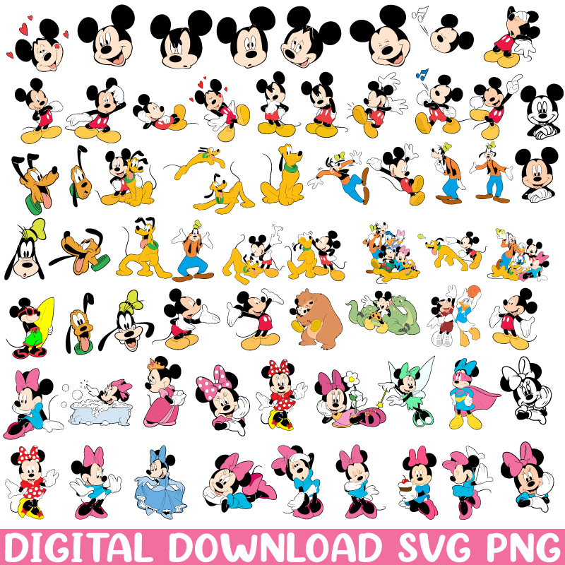 Disney Mickey And Friends SVG, Disney Mickey And Friends Disney